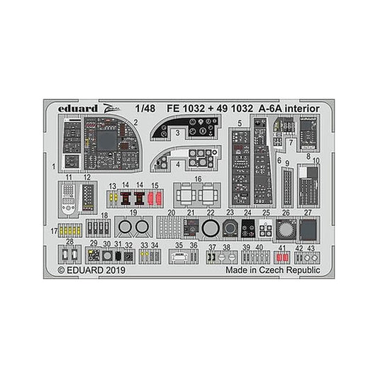 eduard fe1032 1 48 a 6a interior for hobby boss