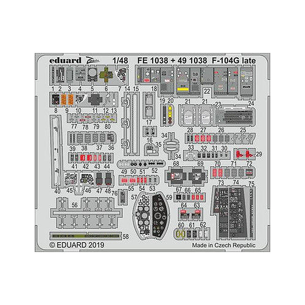 eduard fe1038 1 48 f 104g late for kinetic