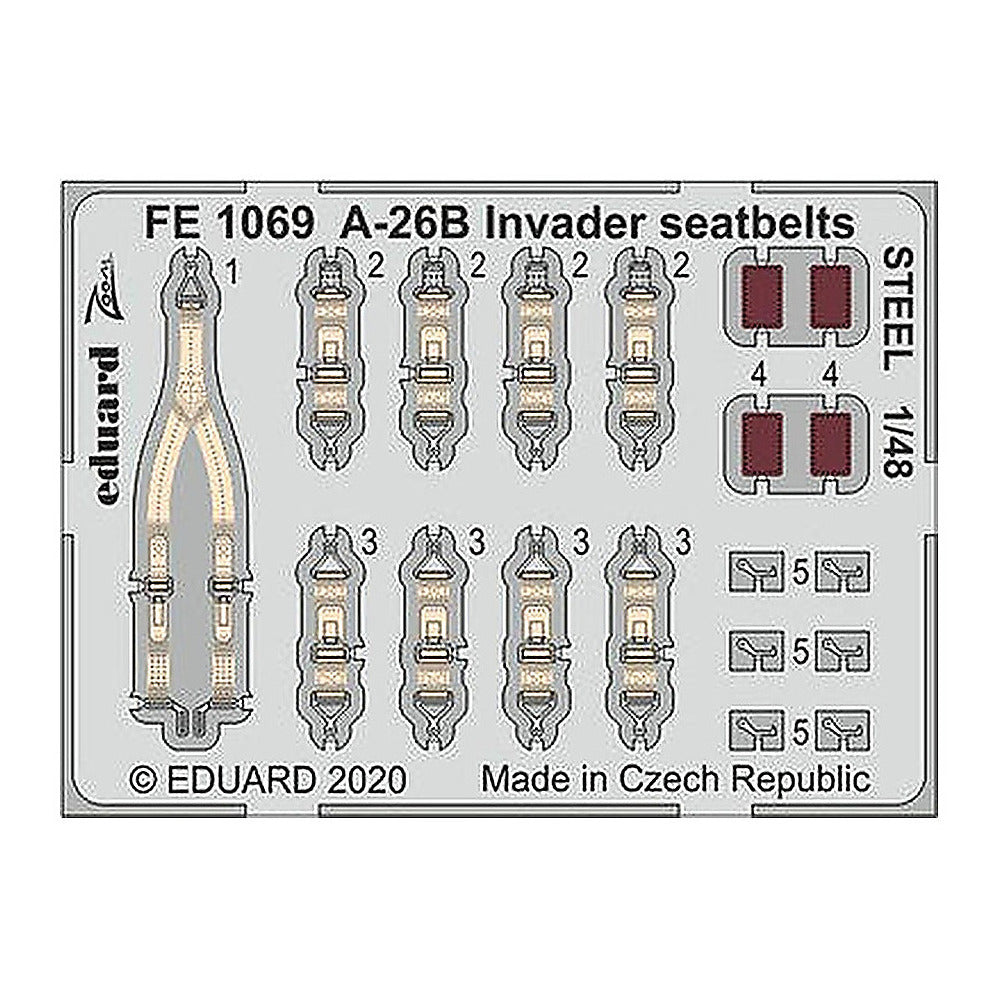 eduard fe1069 1 48 a 26b invader seatbelts steel photo etch