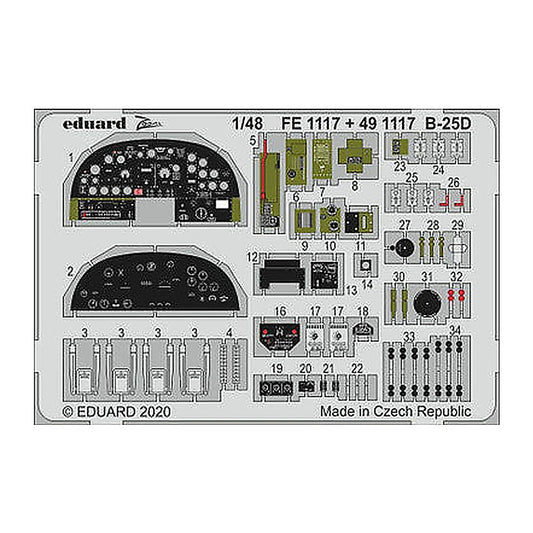 eduard fe1117 1 48 b 25d 1 48