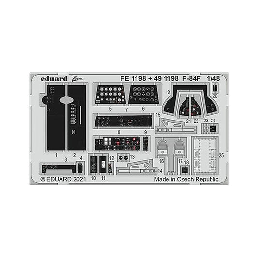 eduard fe1198 1 48 f 84f for kinetic photo etch detail set