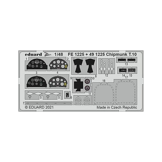 eduard fe1225 1 48 chipmunk t 10 for airfix
