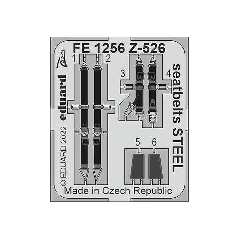 eduard fe1256 1 48 z 526 seatbelts steel for eduard