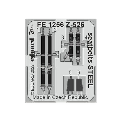 eduard fe1256 1 48 z 526 seatbelts steel for eduard