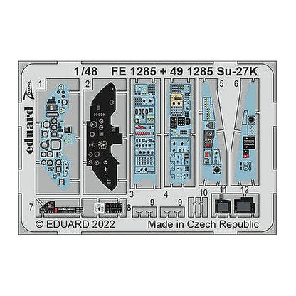 eduard fe1285 1 48 su 27k for minibase photo etch detail set