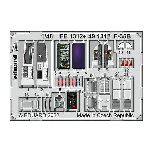 eduard fe1312 1 48 f 35b italeri