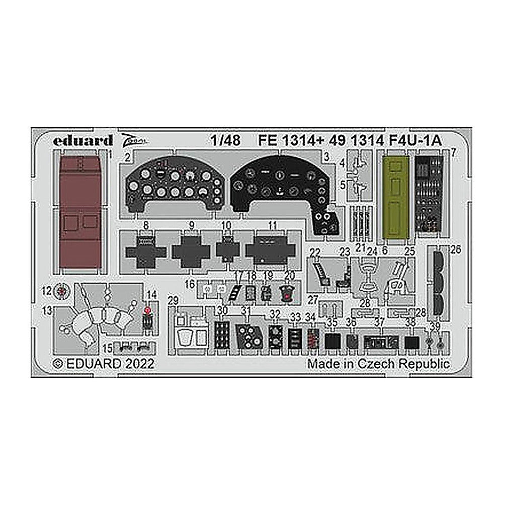 eduard fe1314 1 48 for hobby boss photo etch detail set