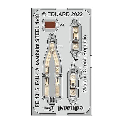 eduard fe1315 1 48 seatbelts steel for hobby boss