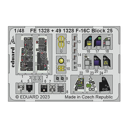 eduard fe1328 1 48 f 16c block 25 kinetic