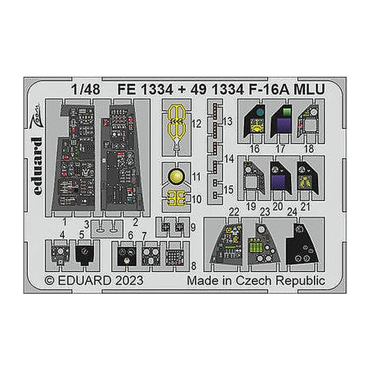 eduard fe1334 1 48 f 16a mlu kinetic