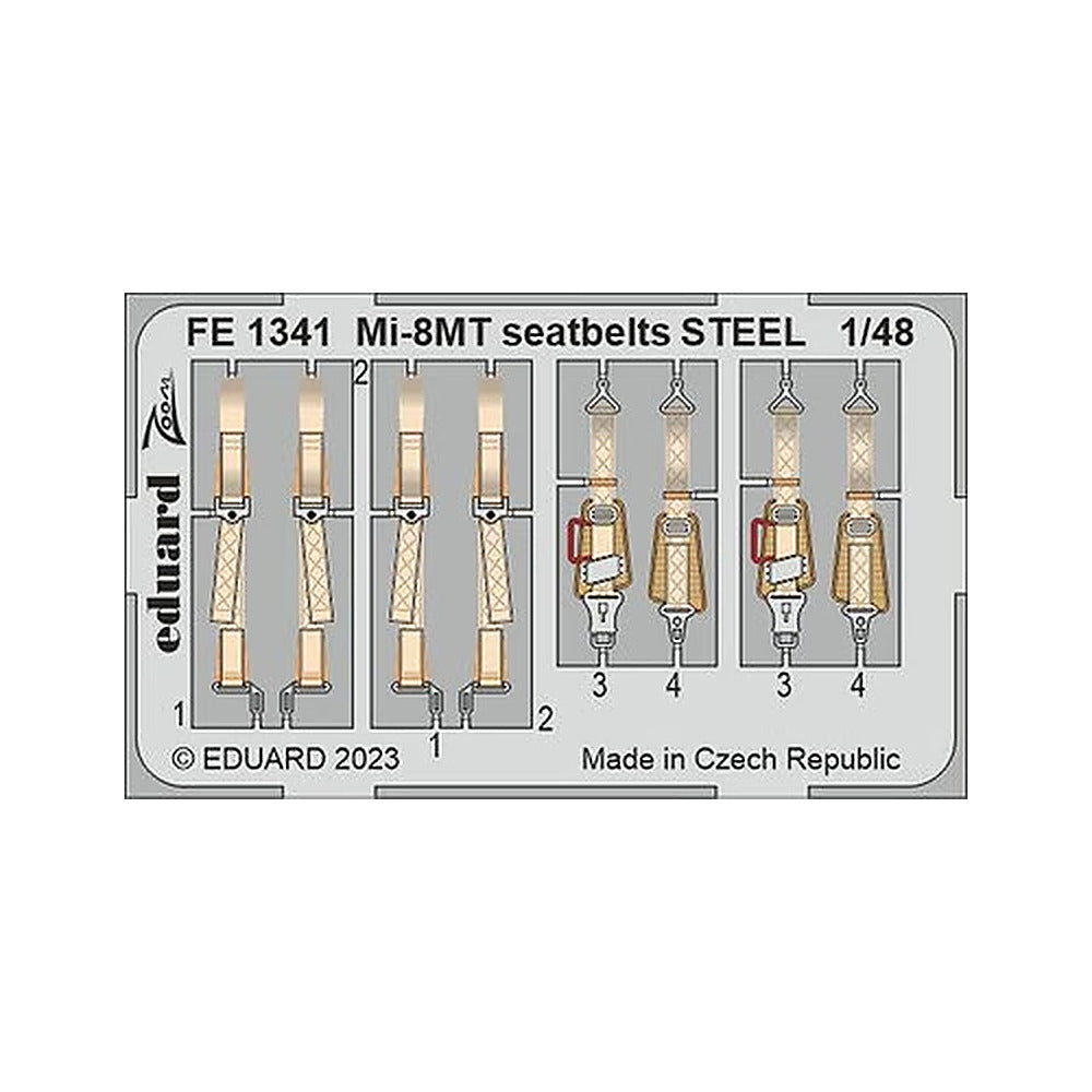 eduard fe1341 1 48 mi 8mt seatbelts steel for zvezda