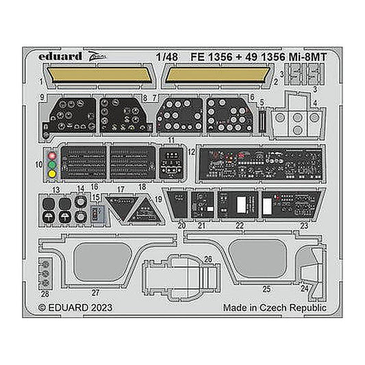 eduard fe1356 1 48 mi 8mt trumpeter