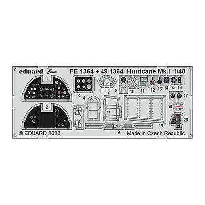 eduard fe1364 1 48 hurricane mk i for hobby boss