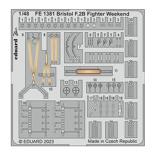 eduard fe1381 1 48 bristol f 2b fighter weekend