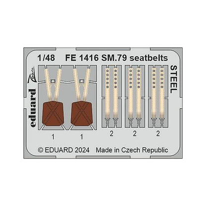 eduard fe1416 1 48 sm 79 seatbelts steel zoom set zoom photo etch set