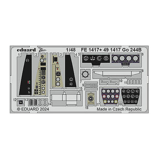 eduard fe1417 1 48 go 244b fe1417 zoom set zoom photo etch set