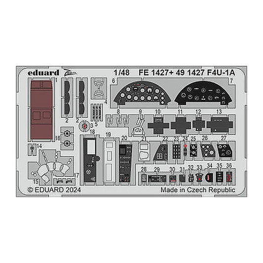 eduard fe1427 1 48 for magic factory photo etch detail set