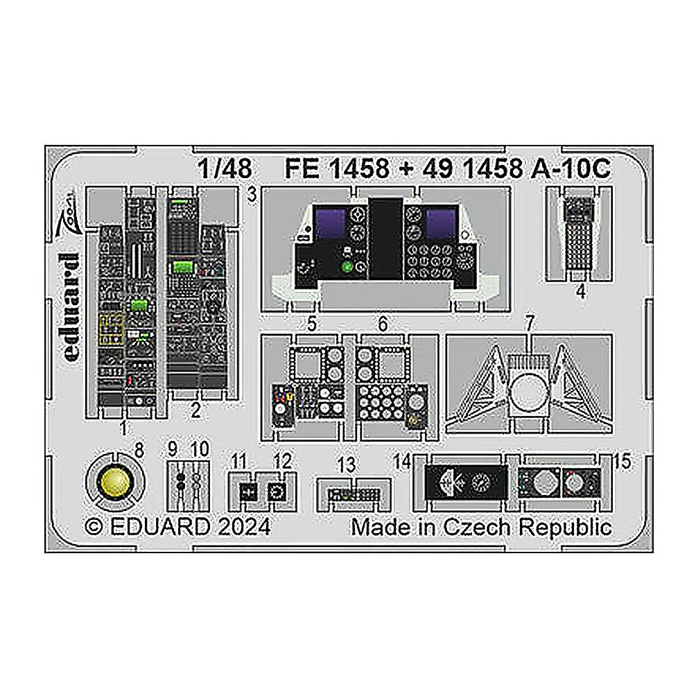 eduard fe1458 1 48 a 10c zoom set for great wall hobby
