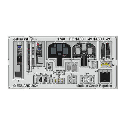 eduard fe1469 1 48 u 2s zoom setfor hobby boss zoom photo etch set