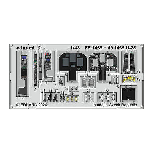 eduard fe1469 1 48 u 2s zoom setfor hobby boss zoom photo etch set