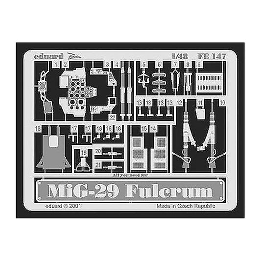 eduard fe147 1 48 mig 29a fulcrumfor academy