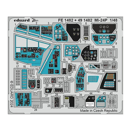 eduard fe1482 1 48 mi 24p zoom set for trumpeter zoom photo etch set