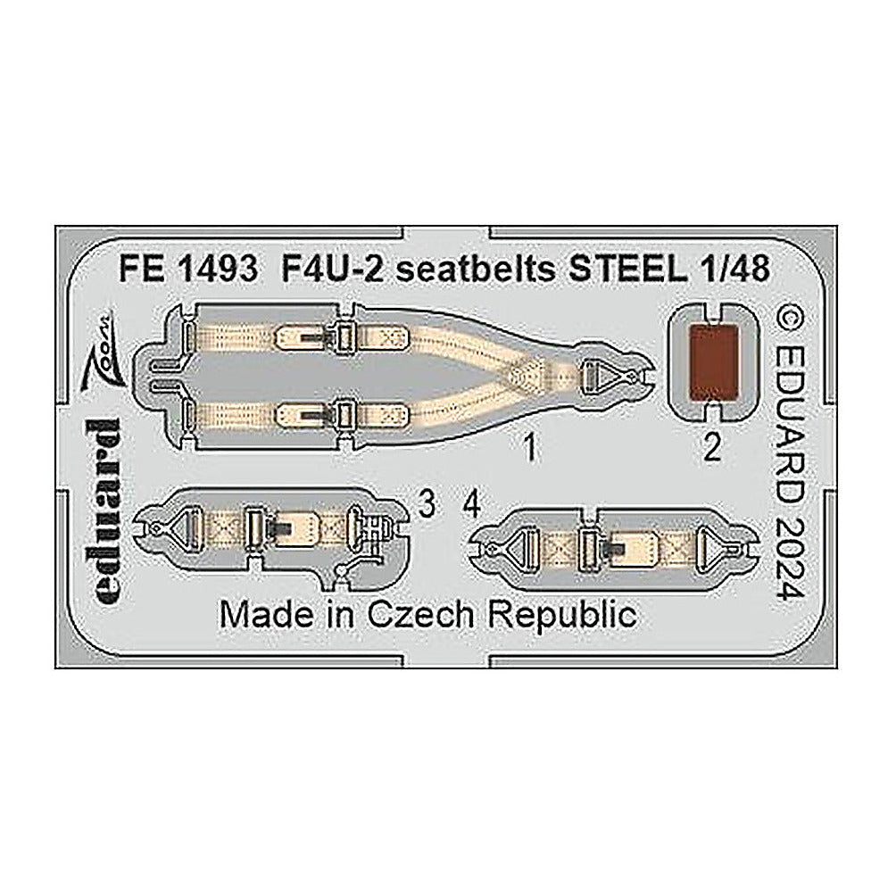 eduard fe1493 1 48 seatbelrs steel zoom set for hobby boss