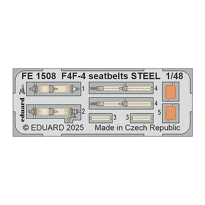 eduard fe1508 1 48 seatbelts steel zoom set for academy kit