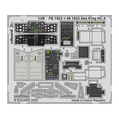 eduard fe1523 1 48 sea king hc 4 zoom set for airfix kit