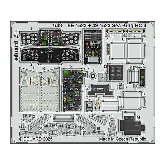 eduard fe1523 1 48 sea king hc 4 zoom set for airfix kit