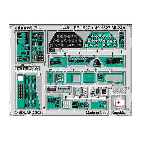 eduard fe1527 1 48 mi 24a zoom set for trumpeter kit