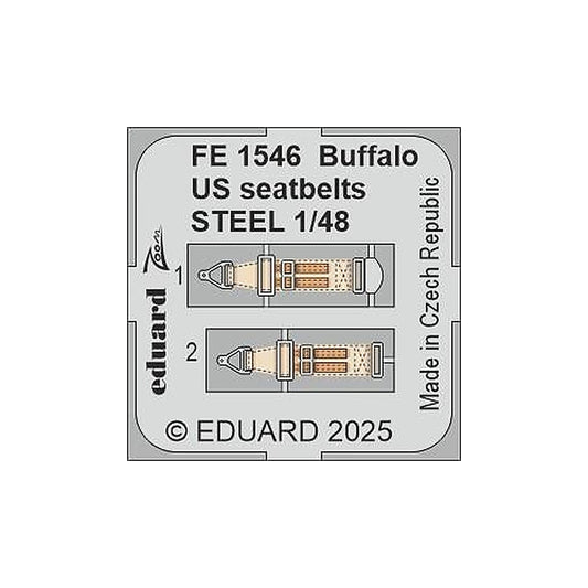 eduard fe1546 1 48 buffalo us seatbelts steel