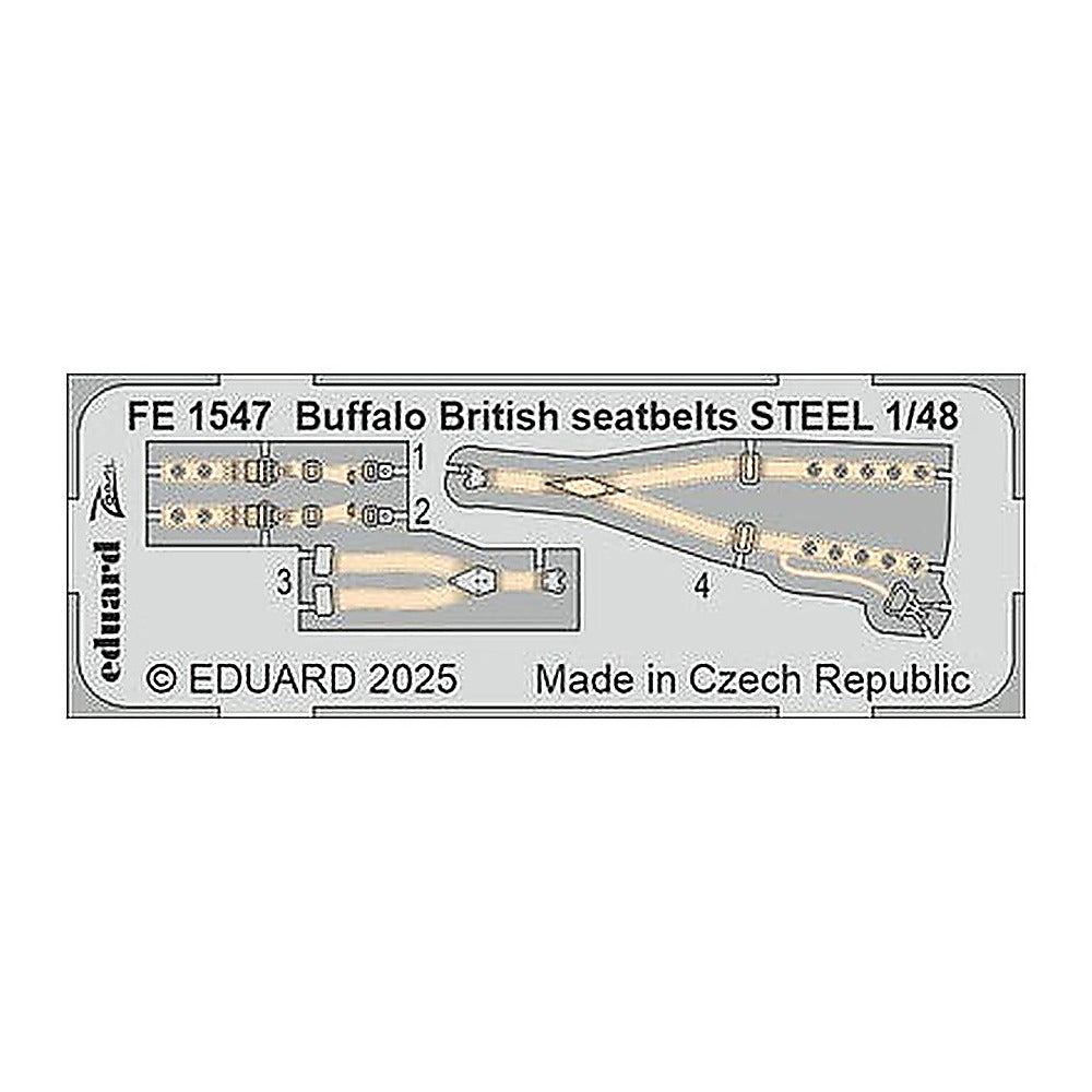eduard fe1547 1 48 buffalo british seatbelts steel