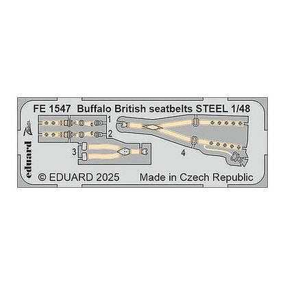 eduard fe1547 1 48 buffalo british seatbelts steel