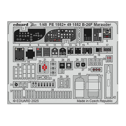 eduard fe1552 1 48 b 26f marauder fe
