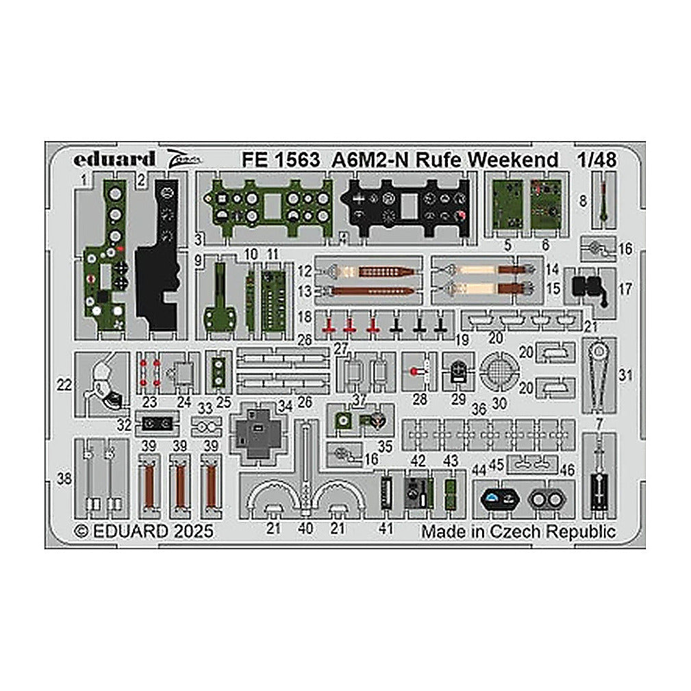 eduard fe1563 1 48 rufe weekend zoom set for eduard zoom photo etch