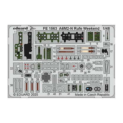 eduard fe1563 1 48 rufe weekend zoom set for eduard zoom photo etch
