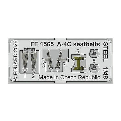 eduard fe1565 1 48 a 4c seatbelts steel zoom set for hobby boss