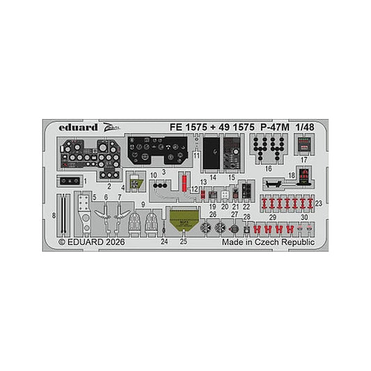 eduard fe1575 1 48 zoom set p 47m for miniart zoom photo etch set