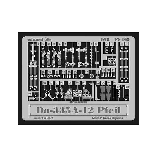 eduard fe169 1 48 do 335a 12 pfeil for tamiya