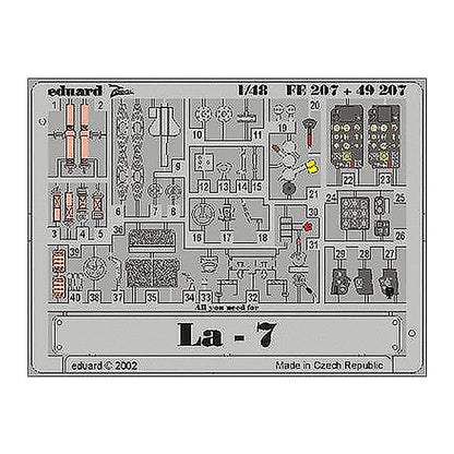 eduard fe207 1 48 lavochkin la 7 for gavia eduard