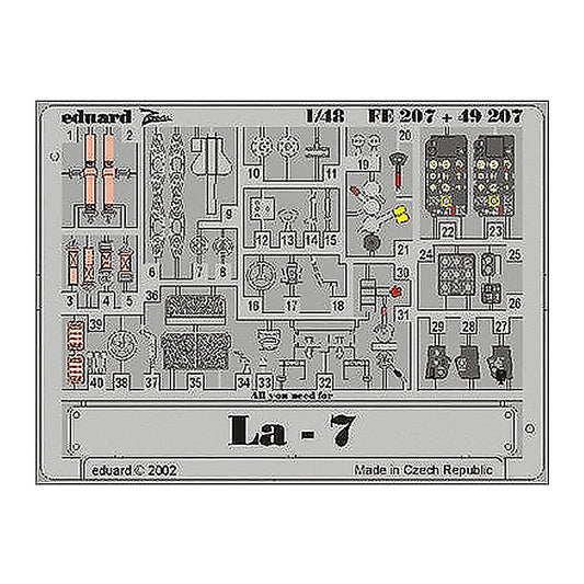 eduard fe207 1 48 lavochkin la 7 for gavia eduard