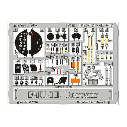 eduard fe215 1 48 photo etch interior detail set for tamiya