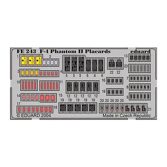 eduard fe243 1 48 f 4 placards