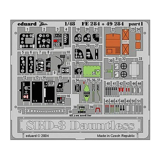 eduard fe284 1 48 sbd 3 for accurate miniatures