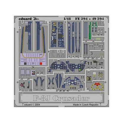 eduard fe294 1 48 f 8j for hasegawa photo etch detail set