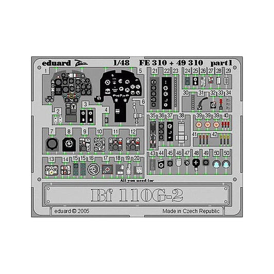 eduard fe310 1 48 bf 110g 2 for revell monogram
