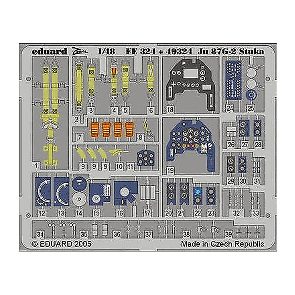 eduard fe324 1 48 ju 87g 2 stuka for hasegawa