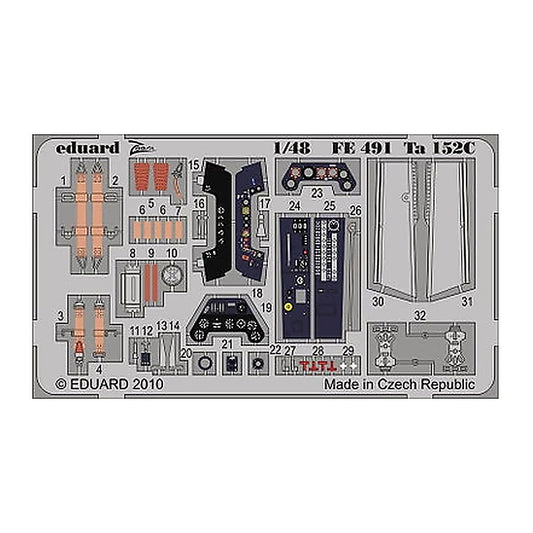 eduard fe491 1 48 ta 152c for dragon photo etch detail set