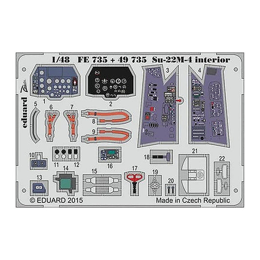 eduard fe735 1 48 su 22m 4 interior for smer